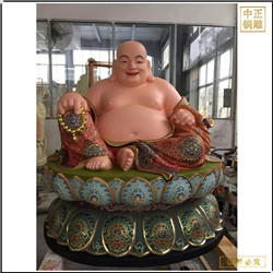 廠(chǎng)家鑄造彌勒佛雕像