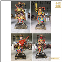 寺廟鑄銅四大天王佛像鑄造廠(chǎng)
