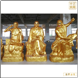 寺廟貼金十八羅漢批發(fā)廠(chǎng)家
