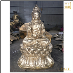 供應觀(guān)音坐蓮花佛像 