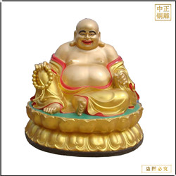 寺廟大肚彌勒佛銅像鑄造廠(chǎng)
