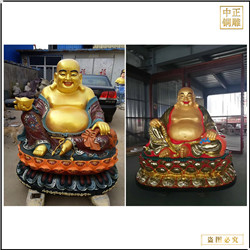 寺廟彌勒佛銅像鑄造報價(jià)