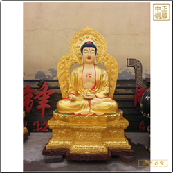 西方三圣貼金佛像報價(jià)