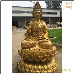 黃銅觀(guān)音佛像圖片