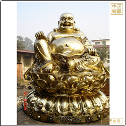 貼金彌勒佛銅像報價(jià)廠(chǎng)家