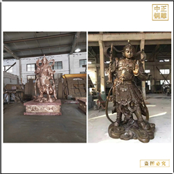 韋陀菩薩護宅門(mén)神擺件