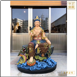 鑄銅文殊普賢菩薩像廠(chǎng)家