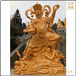貼金四大天王銅佛像鑄造廠(chǎng)