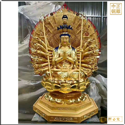 大型鑄銅千手觀(guān)音佛像