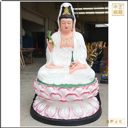 純白色觀(guān)世音菩薩像