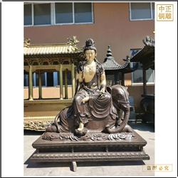 批發(fā)文殊普賢菩薩銅佛像廠(chǎng)家