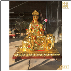 文殊普賢菩薩銅雕塑廠(chǎng)家