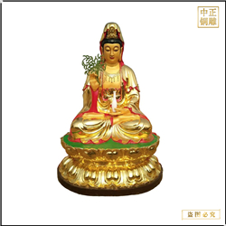 寺廟觀(guān)音銅像制作