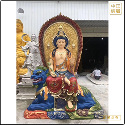 文殊普賢寺廟擺件