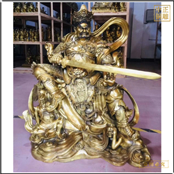鑄銅四大天王佛像雕像
