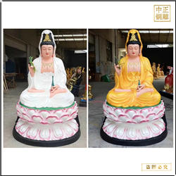 坐像寺廟觀(guān)世音菩薩雕像
