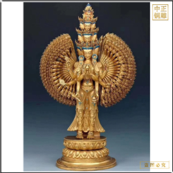 千手觀(guān)音菩薩銅像加工