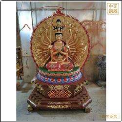 千手觀(guān)音菩薩銅像定做