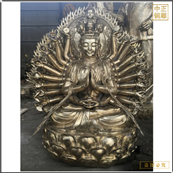 定制千手觀(guān)音銅像