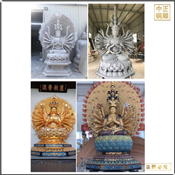 四十八臂觀(guān)音雕塑