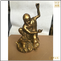 貼金十八羅漢銅雕塑鑄銅廠(chǎng)