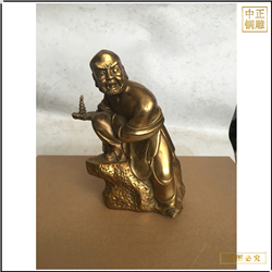 貼金十八羅漢銅雕塑鑄造廠(chǎng)