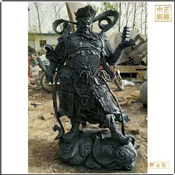 大型室外四大天王銅像制作