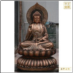 貼金釋迦牟尼佛銅像鑄造廠(chǎng)