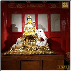 文殊普賢銅佛像雕塑報價(jià)