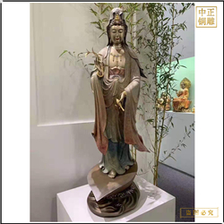 鑄造觀(guān)音菩薩銅像擺件價(jià)格