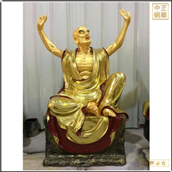 2米十八羅漢佛像站像銅雕廠(chǎng)家
