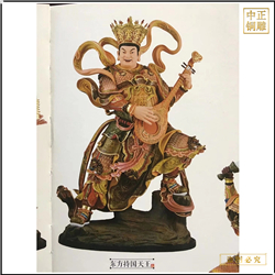 廠(chǎng)家供應站像四大天王佛像雕塑