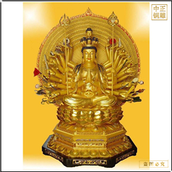 坐蓮千手觀(guān)音佛像