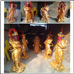 貼金彩繪純銅四大天王佛像鑄造廠(chǎng)