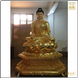 來(lái)圖制作銅釋迦牟尼佛像定制