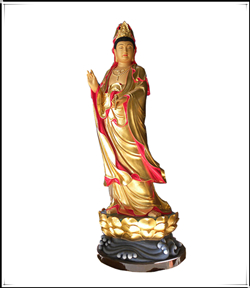 灑水觀(guān)音銅雕