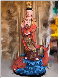 龍頭觀(guān)音銅雕