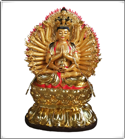 千手觀(guān)音銅雕