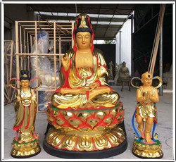 送子觀(guān)音銅雕