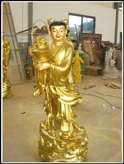 貼金藍采和雕塑|藍采和雕塑價(jià)格