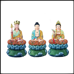 婆娑三圣佛像|加工婆娑三圣