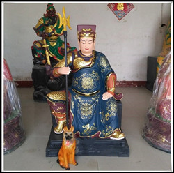 鑄銅二郎神雕塑|二郎神雕塑價(jià)格